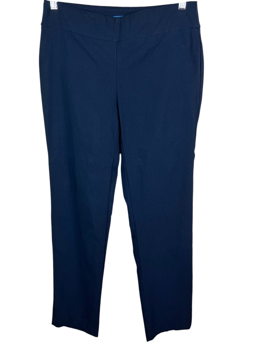 J.McLaughlin Navy Pull-On Slim Tapered Stretch Pants Size 10 - Picture 2 of 7